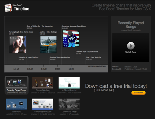 Bee Docs Timeline 2.0 Website